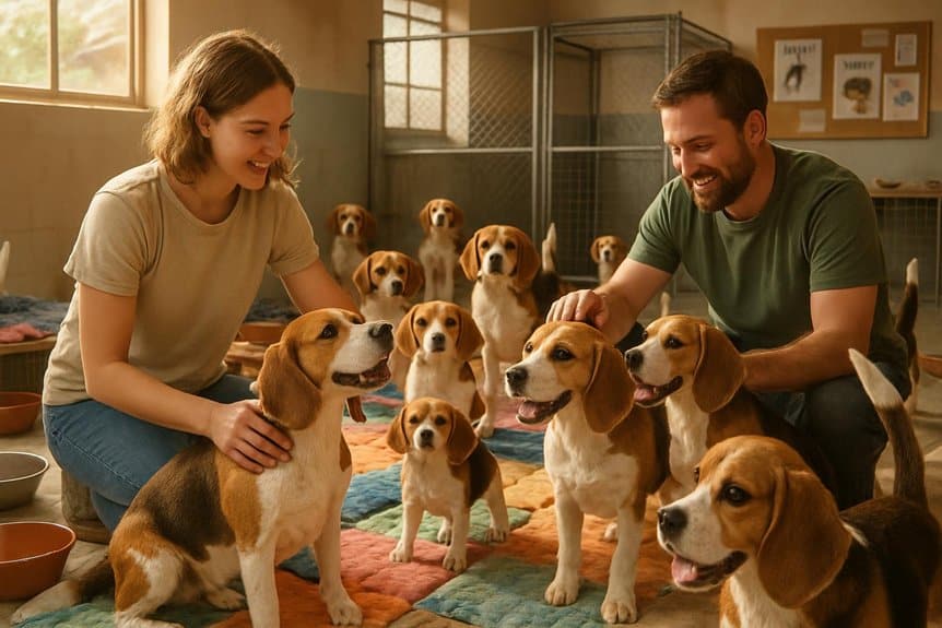 contact beagle rescue centers