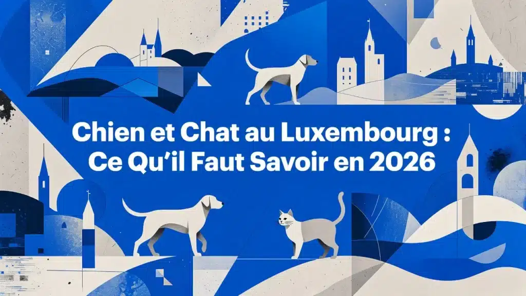 Professional header image for list-based article: Chien et Chat au Luxembourg : Ce Qu'il Faut Savoir en 2026