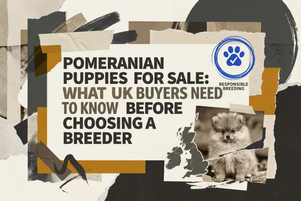 Professional header image for list-based article: Pomeranian Puppies for Sale: What UK Buyers Need to Know ...